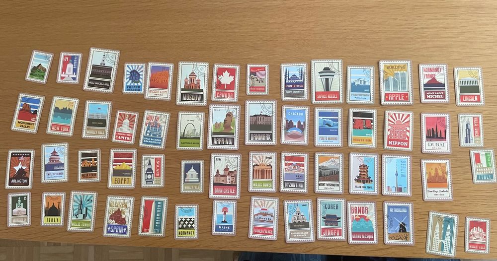 56 Sticker Sticker Wahrzeichen der Welt | Kaufen auf Ricardo
