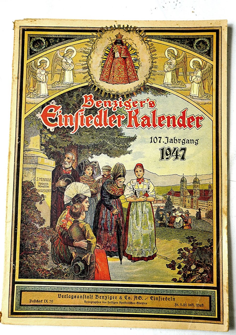 Kalender: Benziger's Einsiedler Kalender 1947 – Gebraucht aus Baar von 2cvbaar