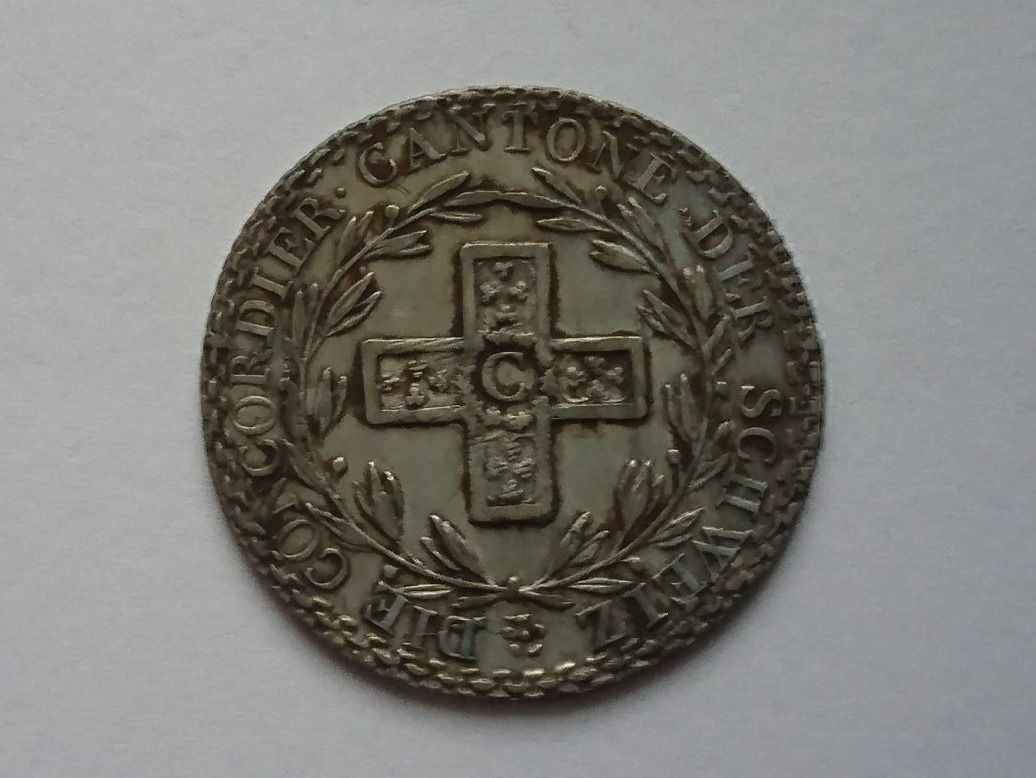 Tutti le monete: Aargau: 5 Batzen 1826 – Usato da Pfungen venduto da Aguti77 1