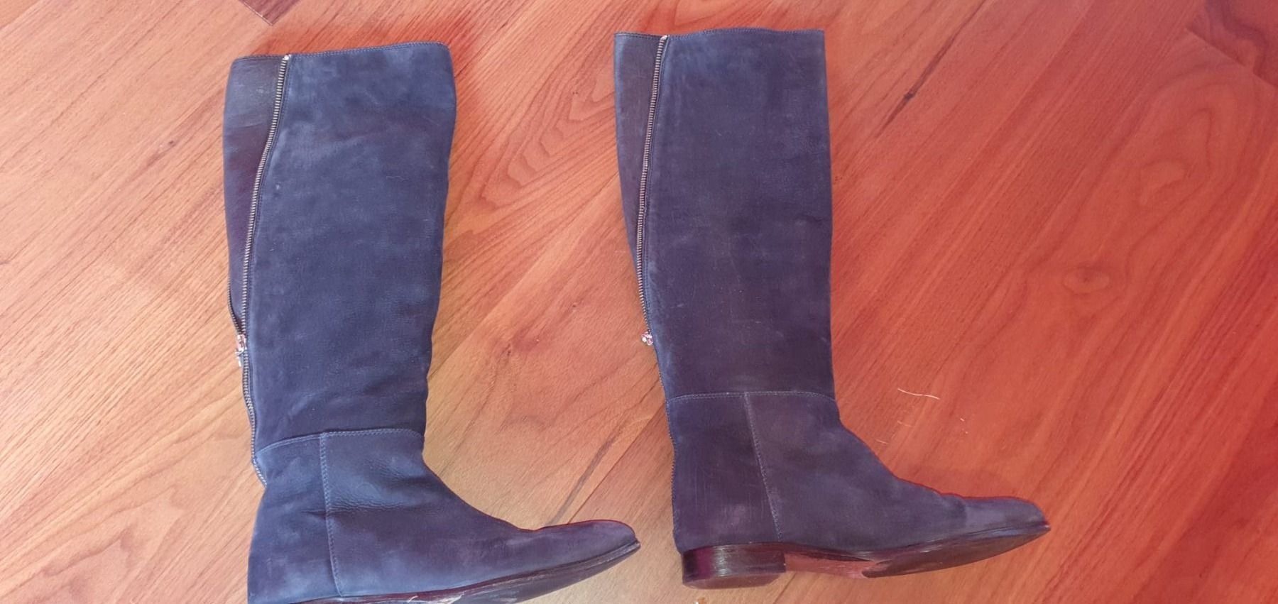 Navyboot Scarpe da donna: Bottes Navyboot en daim bleu – Usato da St-Sulpice VD venduto da juhdu
