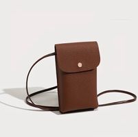 Petite pochette marron, Sac bandoulière