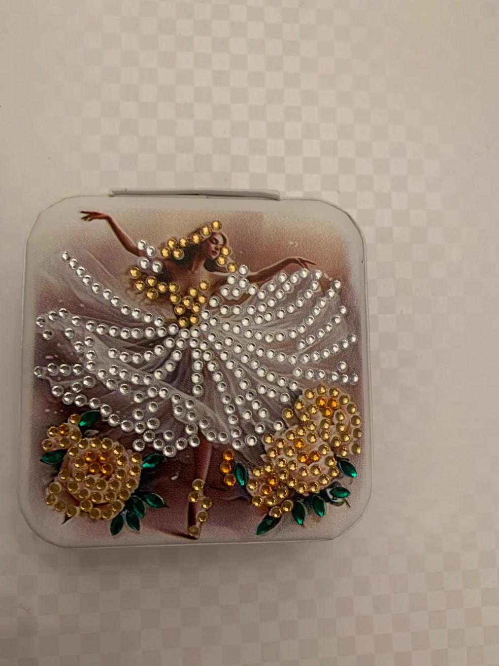 Portagioie: Schmuckbox Klein mit Glitzersteinchen – Nuovo e nell'imballaggio originale da Niederwangen BE venduto da gerberso