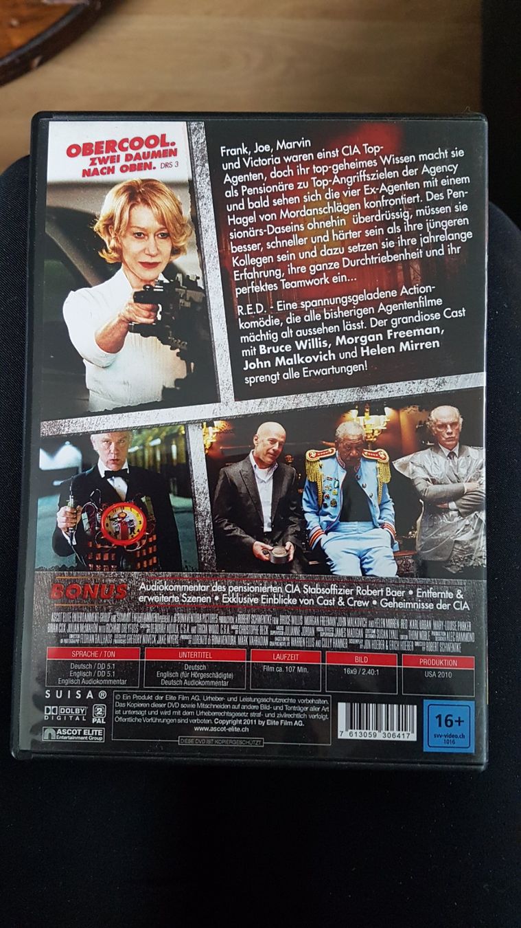 Alle DVDs: DVD "RED - ein Mords-Spass" – Gebraucht aus Buttisholz von Simone_n 1