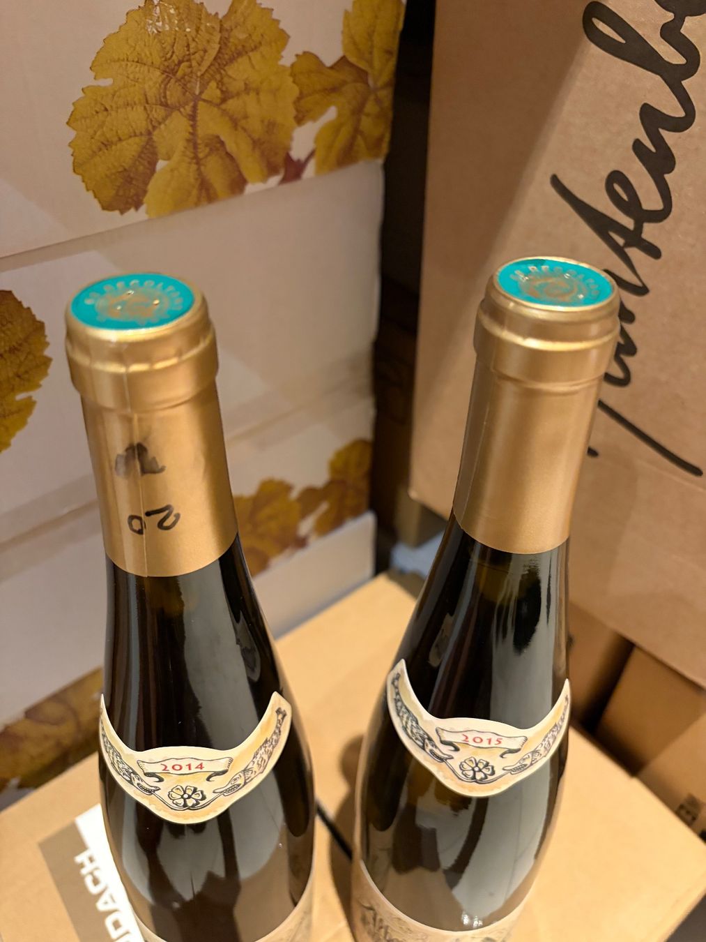Wein: 2 Flaschen Albert Boxler, Riesling 2014 & 2015 – Neu (gemäss Beschreibung) aus Liestal von Rockthat 2