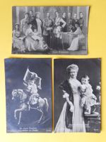 3 Fotokarten,  Kaiserfamilie, Kaiserin und Prinz Wilhelm 191