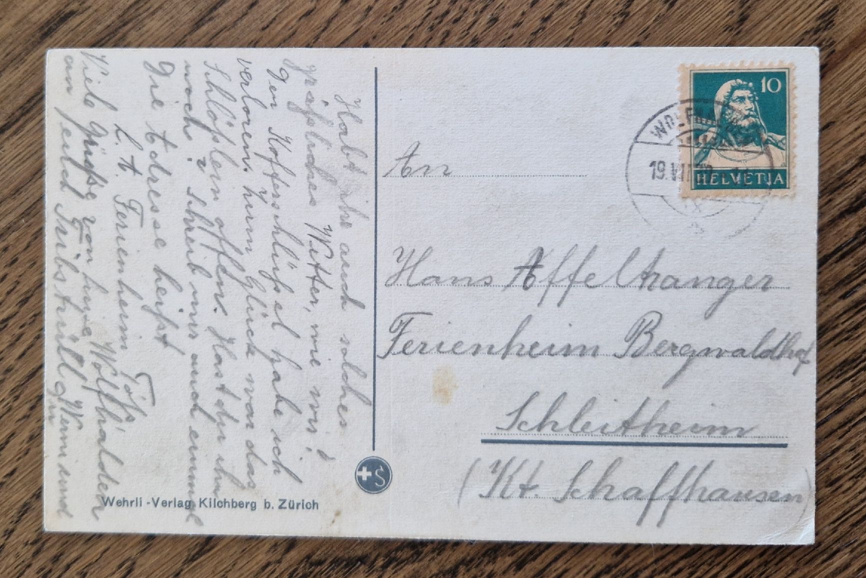 Cartoline postali: vor der Alphütte mit Ziegen 1930 – Usato da Ebikon venduto da Donar50 1