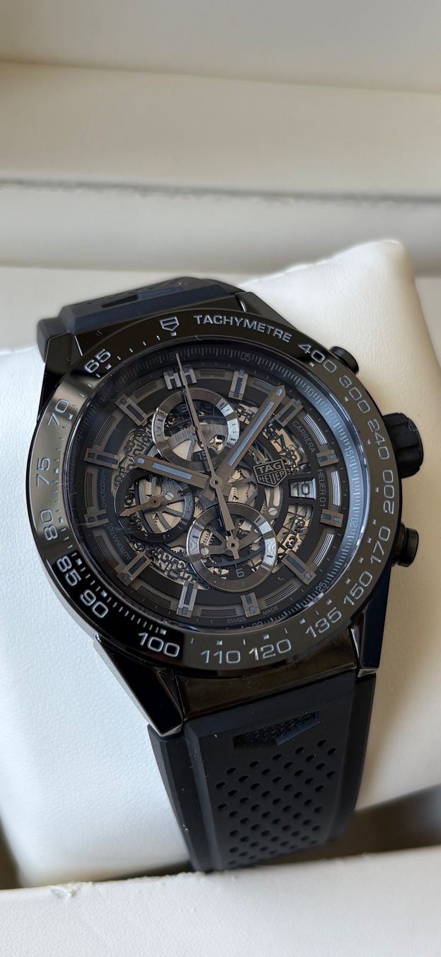 Tag Heuer Orologi: Tag Heuer Carrera Heuer 01 Ceramic Fullset – Usato da Birsfelden venduto da Mynos 4