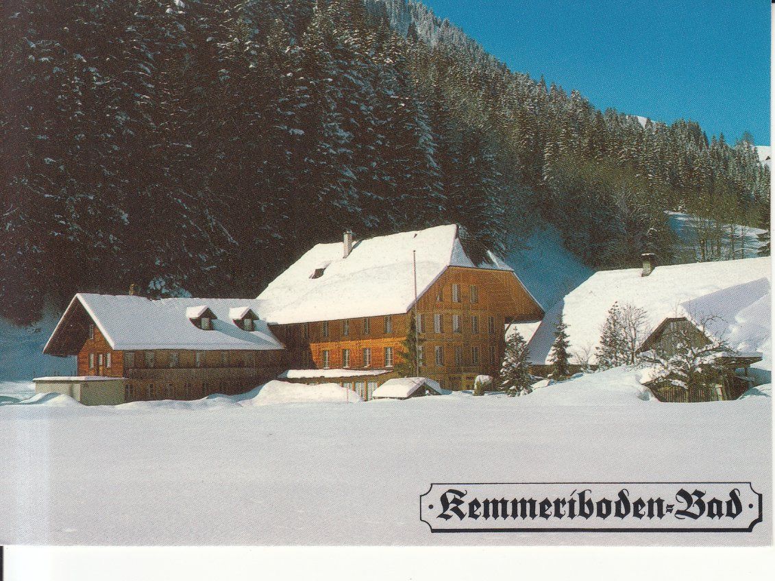 Ansichtskarten: Kemmeriboden Bad Winter 1984 – Gebraucht aus Bürglen TG von StampGraf