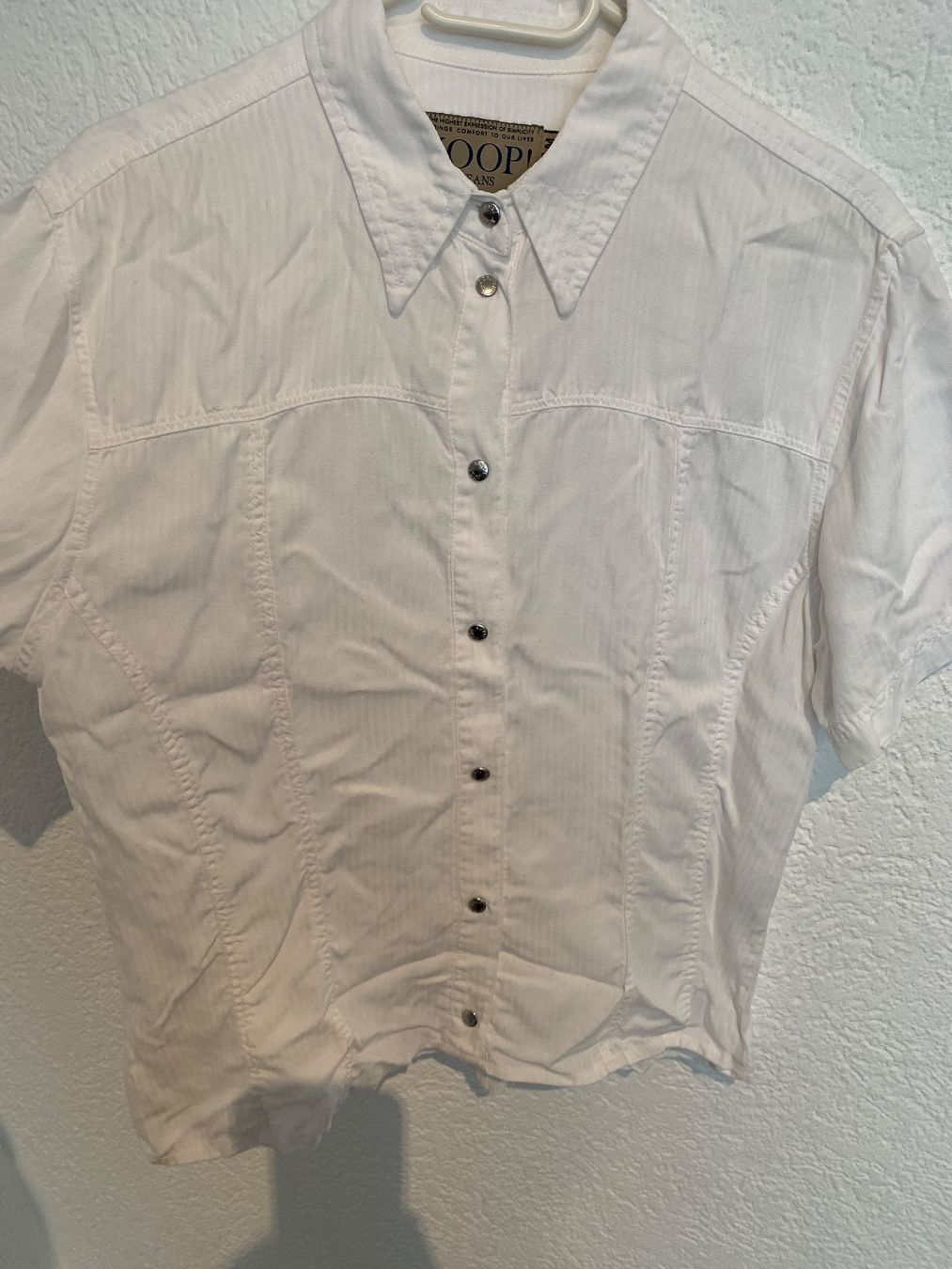 Joop Camicette: Joop! Jeans Bluse Hemd weiss Gr. M – Usato da Fislisbach venduto da KolibriSecondhand 5