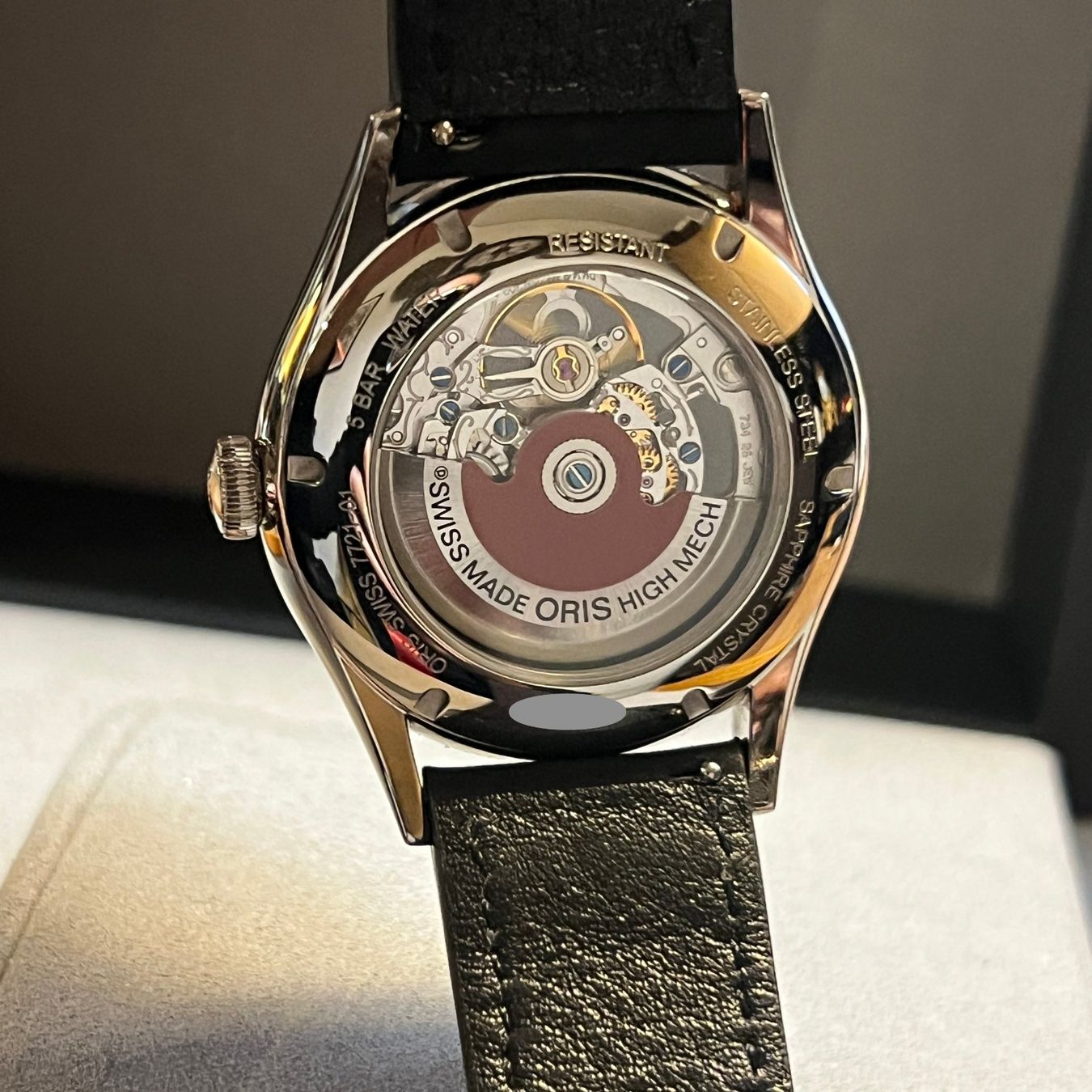 Oris Orologi: Oris Artelier Skeleton Automatic Silver Dial Full Set – Usato da Carouge GE venduto da Watchaser 4