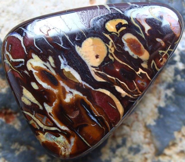 Ketten: Boulder Opal Anhänger, Kautschukkette – Neu und originalverpackt aus Oberglatt ZH von Goldfee1