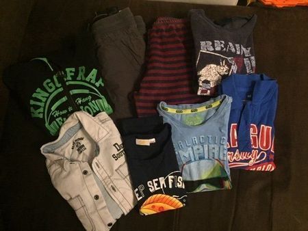 Kleiderpaket 8-teilig für Jungen Gr. 110 / 116