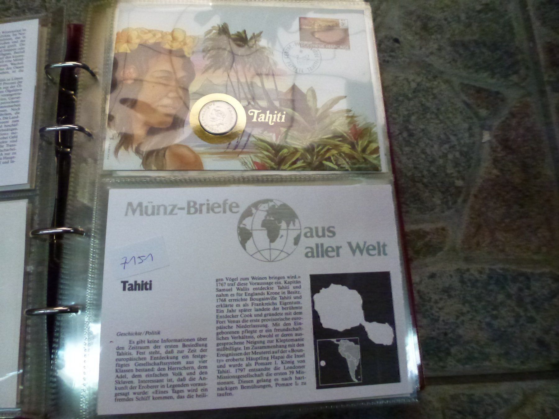 Tutti le monete: Münzbrief Tahiti – Usato da Olten venduto da Disc-Verkauf