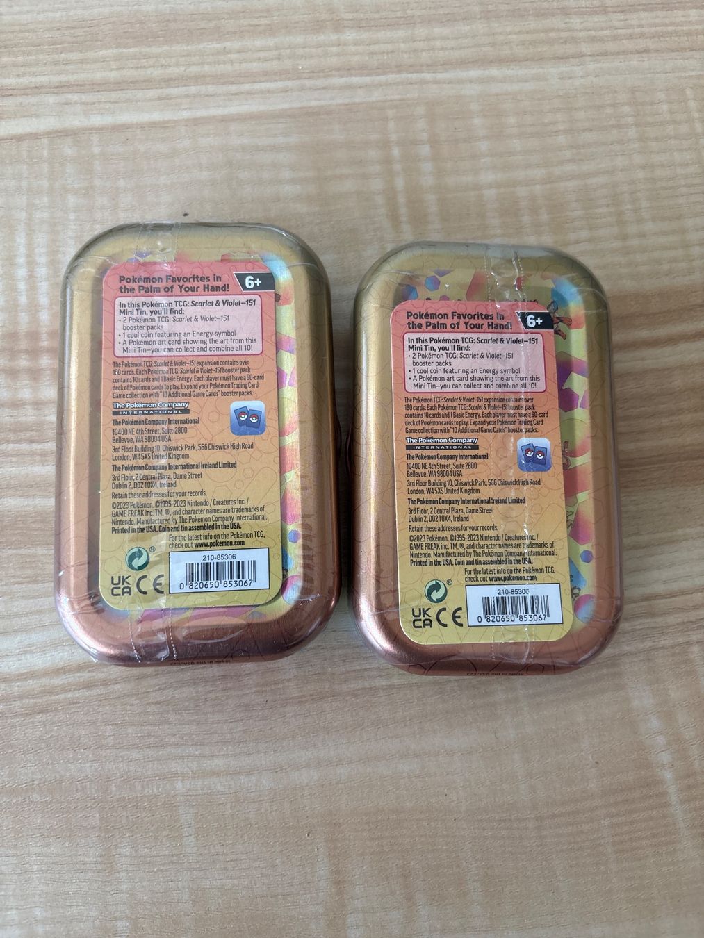 Pokémon Carte collezionabili: Pokémon 151 2x Mini Tin Sealed EN – Nuovo (secondo la descrizione) da Killwangen venduto da future_gohan 1