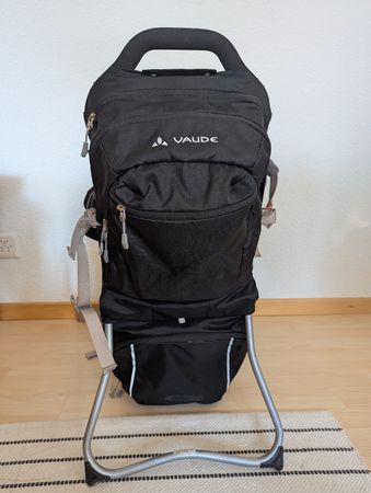 VAUDE Shuttle Kindertrage (wie neu) inkl. Regenschutz