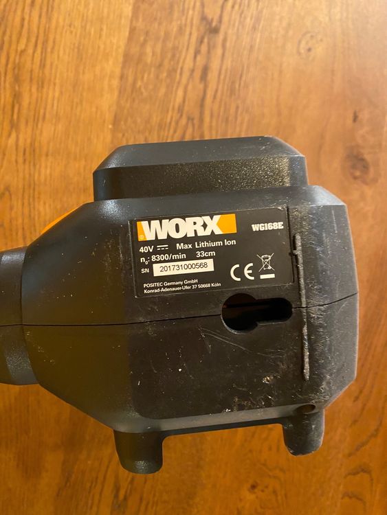 Worx WG168E Rasentrimmer 40V Akku Kaufen auf Ricardo