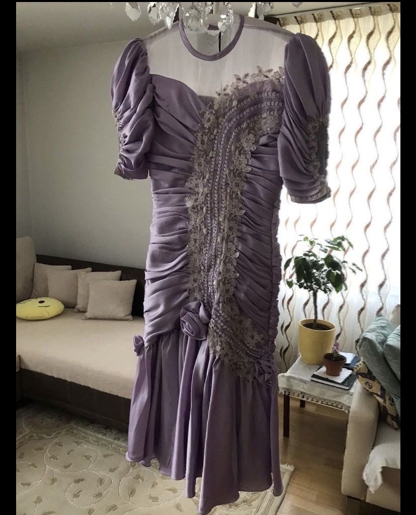 Vestiti: VINTAGE ABEND/BALLKLEID GR 36-38 – Usato da Zürich venduto da schneeflocke303 3