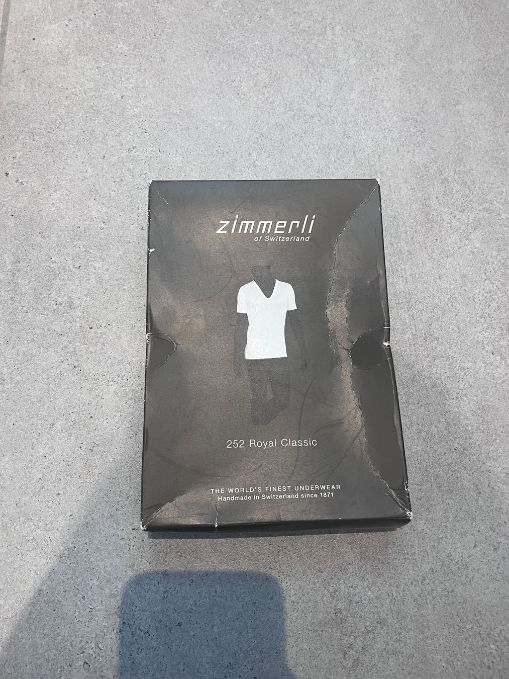 Zimmerli T-shirt: NEU - Zimmerli V-Neck Royal Classic – Nuovo e nell'imballaggio originale da Eglisau venduto da vfe7 2