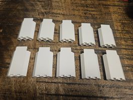 lego 87421 lot de 10 pièces White Panel 3 x 3 x 6 Corner