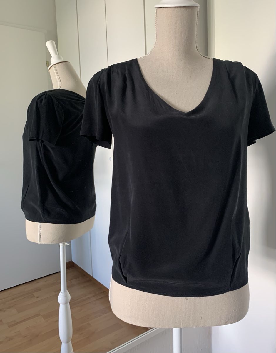 Sandro Top: Blouse en soie Sandro taille S – Nuovo (secondo la descrizione) da Gland venduto da TallyEva 1