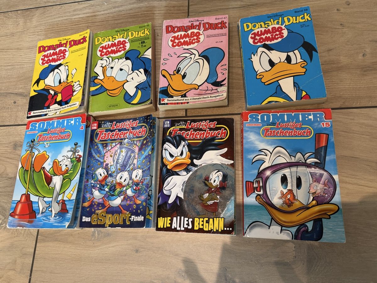 Fumetti: Disney Comics  8 LTB und Jumbo Comics  – Usato da Brunnen venduto da Nessi...
