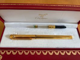 Cartier Must de Cartier Füllfederhalter, Top Zustand!