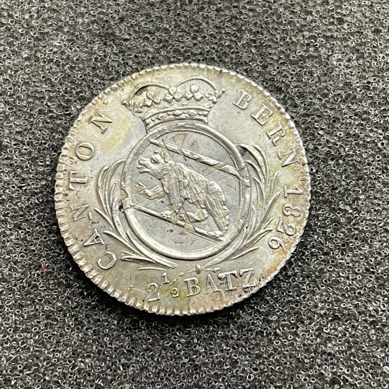Tutti le monete: 2 1/2 Kanton Bern 1826 -unc – Usato da Reitnau venduto da tb-muenzen 2