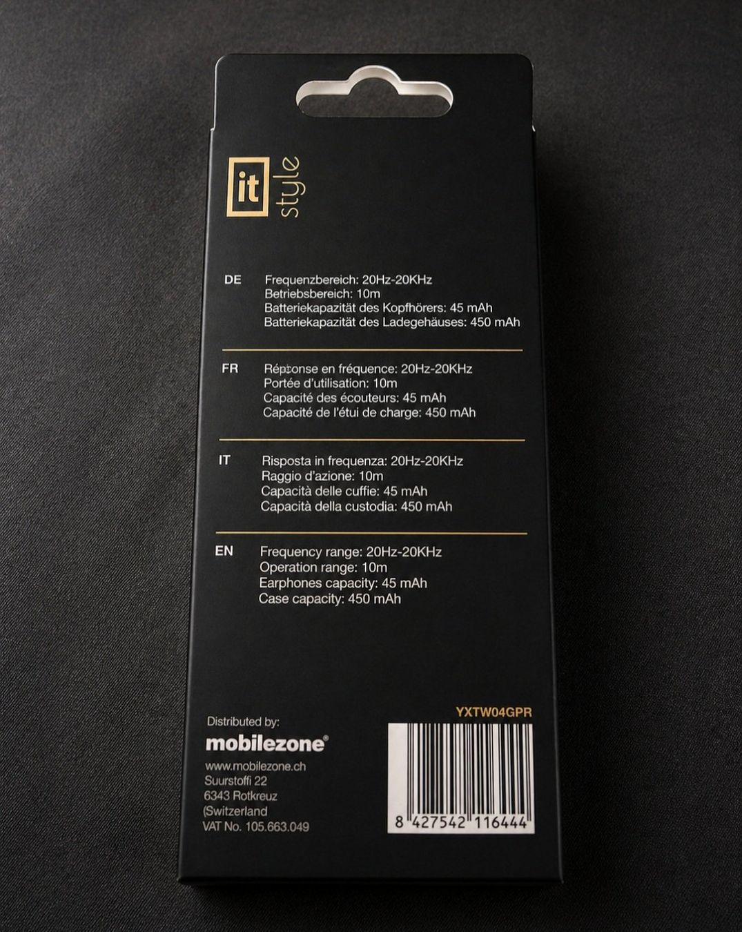 Cuffie: InEar Kopfhörer ItStyle / NEU! – Nuovo e nell'imballaggio originale da Dornach venduto da rom_tnh6 1