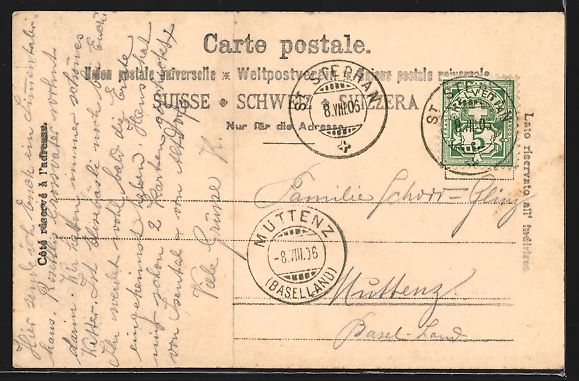 Cartoline postali: AK St. Stephan, Grodöy, 1906 – Usato da Berlin venduto da bartko-reher 1
