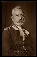 Portrait von Kaiser Wilhelm II. mit Stem