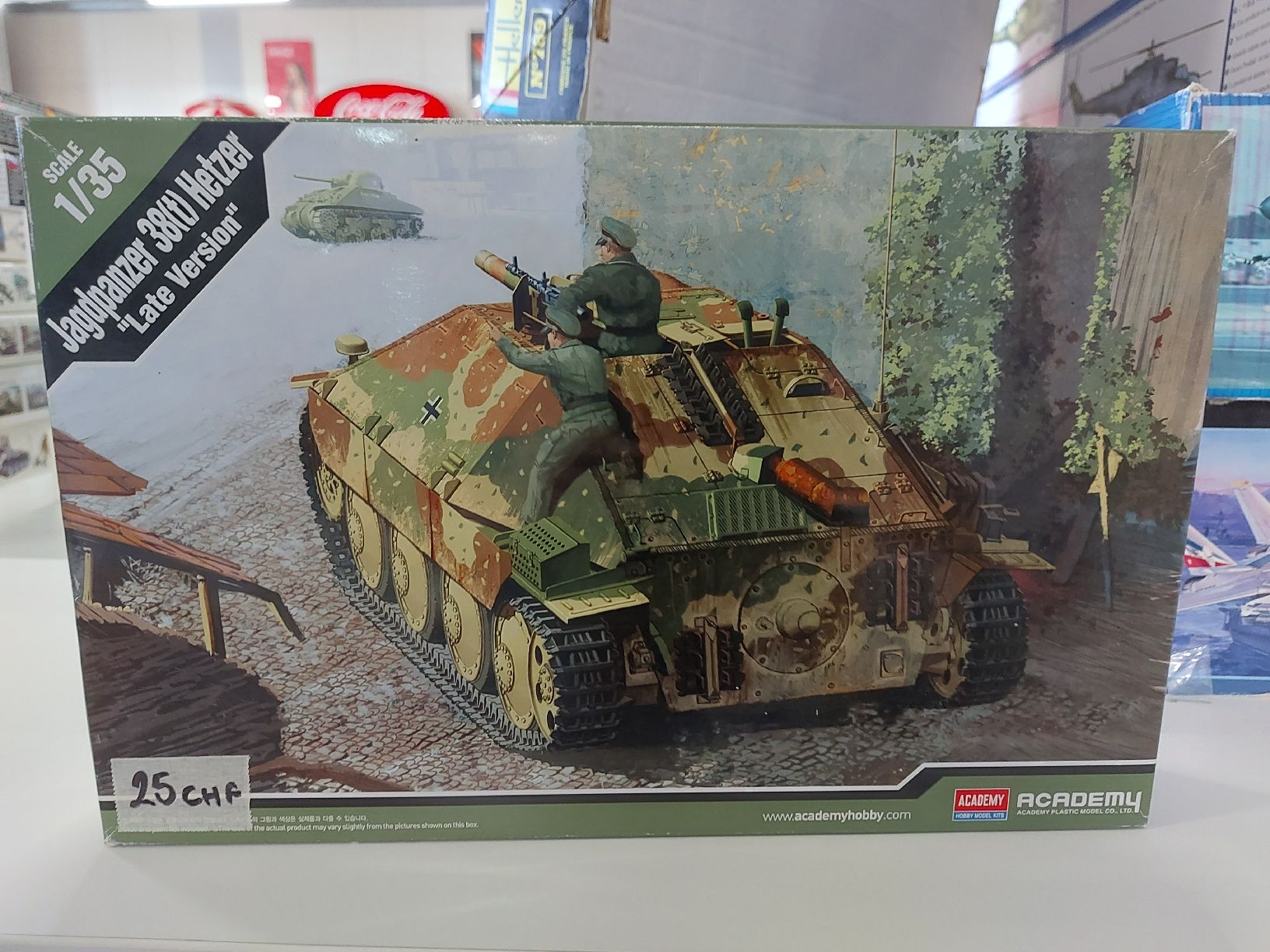 Kit di modellismo & Modellini statici: Jagdpanzer 38(t) Hetzer "Late" – Usato da Baden venduto da thailega