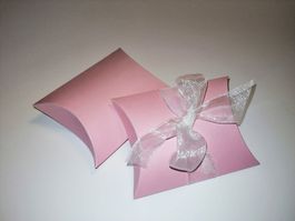 Kissen Verpackung 2,3 x 7 x 9cm, 12 Stk. rosa