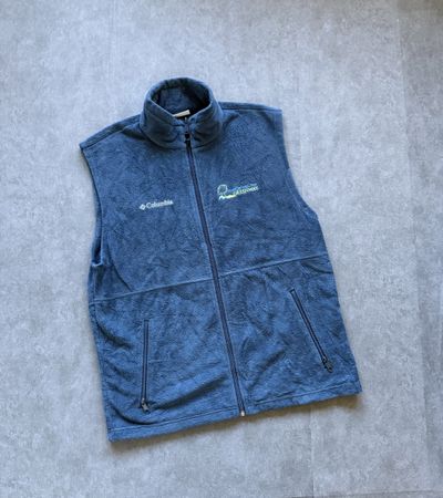 38. Gilet polaire Columbia, bleu, taille M 