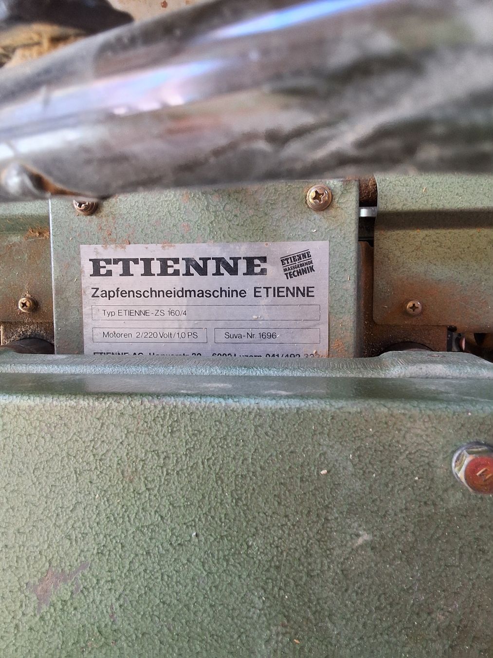 Seghe: Etienne Zapfenfräsmaschine – Usato da Unterkulm venduto da Neuzgi 5
