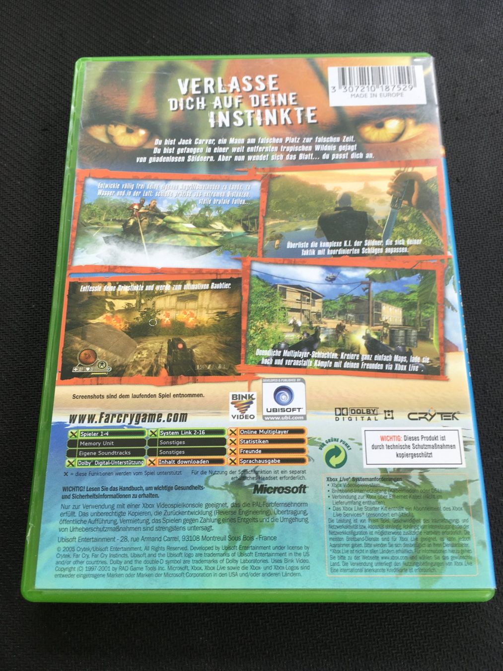 Microsoft Giochi: FarCry Instincts - Xbox Game – Usato da St.Gallen venduto da Punktchen01 1
