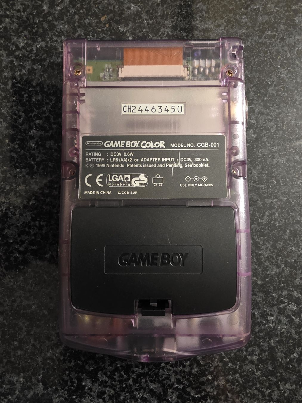 Nintendo Console: Gameboy Color (transparent) – Usato da Chavornay venduto da Crash37 1