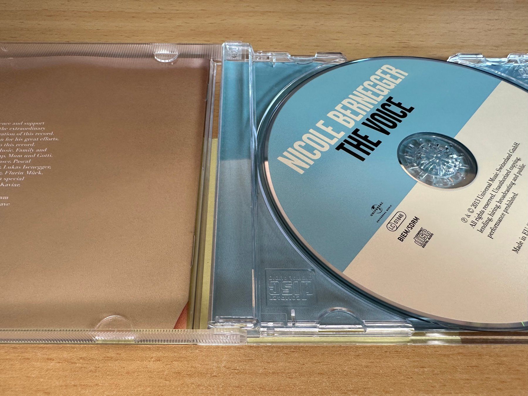 CD: Nicole Bernegger – The Voice – Usato da Rikon im Tösstal venduto da Alpenmutz 2