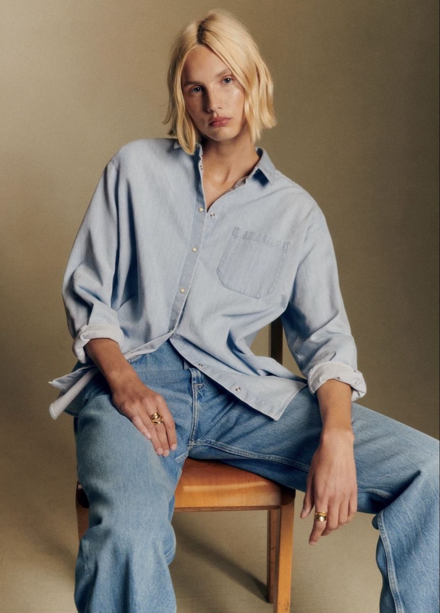 Sezane Camicette: Chemise sézane Max – Nuovo (secondo la descrizione) da Neuchâtel venduto da emi_l9lh 1