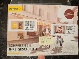 A Web stamp 29.52017 (Kat 20.--) B für 2.50