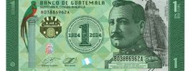 Guatemala 1 Quetzales 2024 UNZ Gedenkausgabe P-New