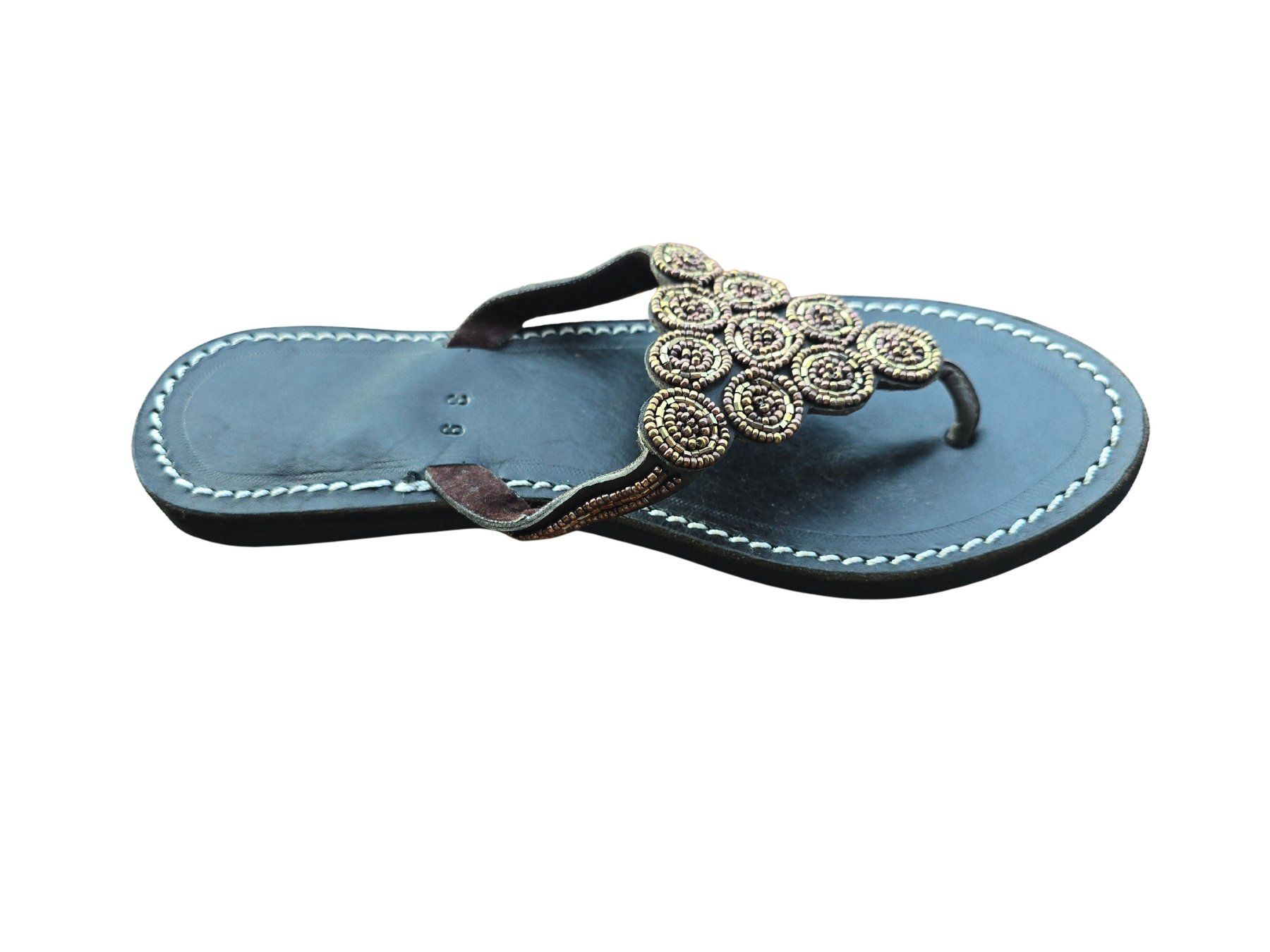 Damenschuhe: Handgemachte Leder-Sandalen - Bronze 39 🔥 50% SALE – Neu und originalverpackt aus Brione s. Minusio von Littleninja 2