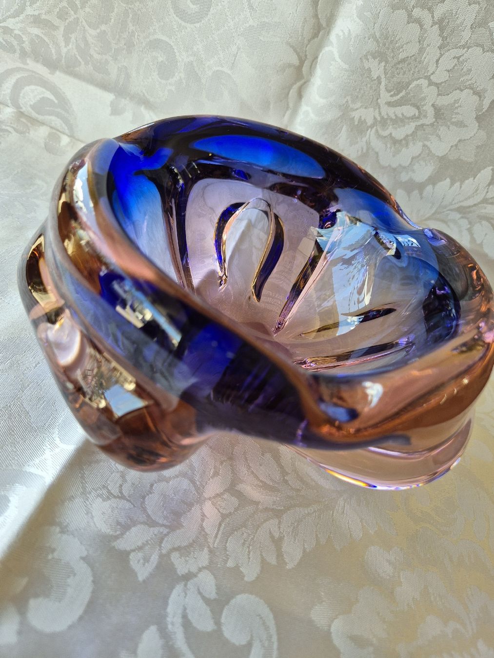 Murano Portacenere: Murano Aschenbecher blau-rosa – Usato da Eschlikon TG venduto da zuzanka80 7
