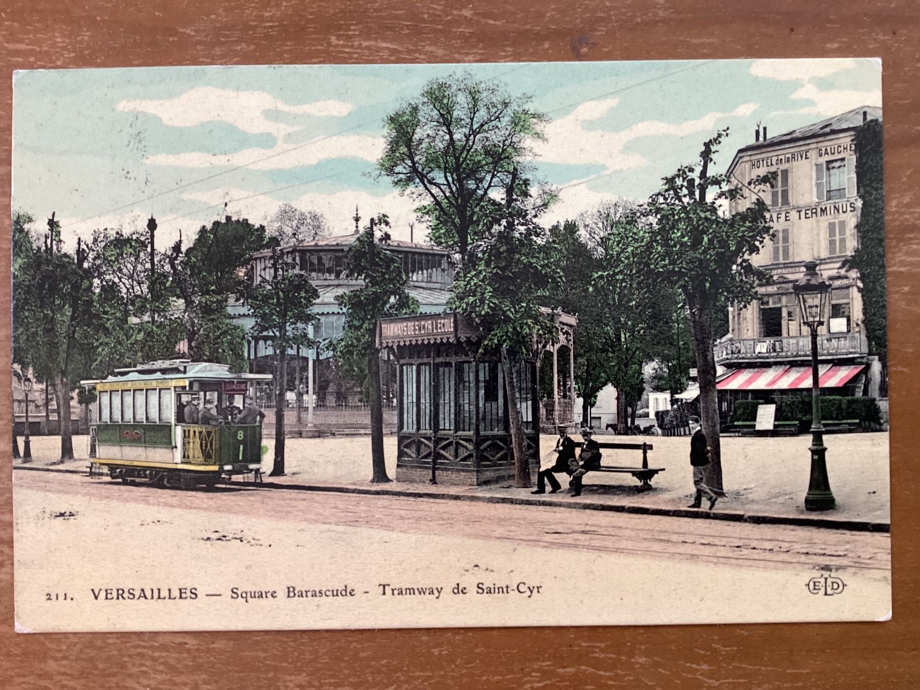 Cartoline postali: AK Versailles Tram 1912 – Usato da Zürich venduto da Tolima194