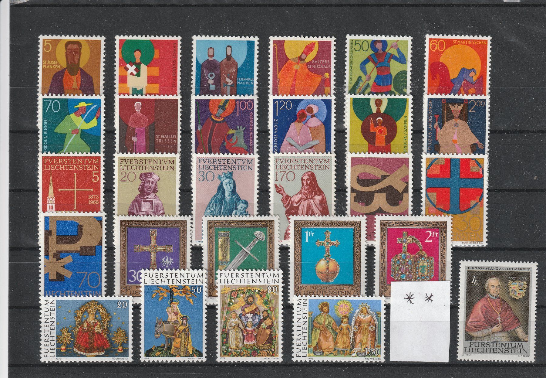Alle Briefmarken: Liechtenstein Postfrisch ** – Neu (gemäss Beschreibung) aus Breitenbach von anti11