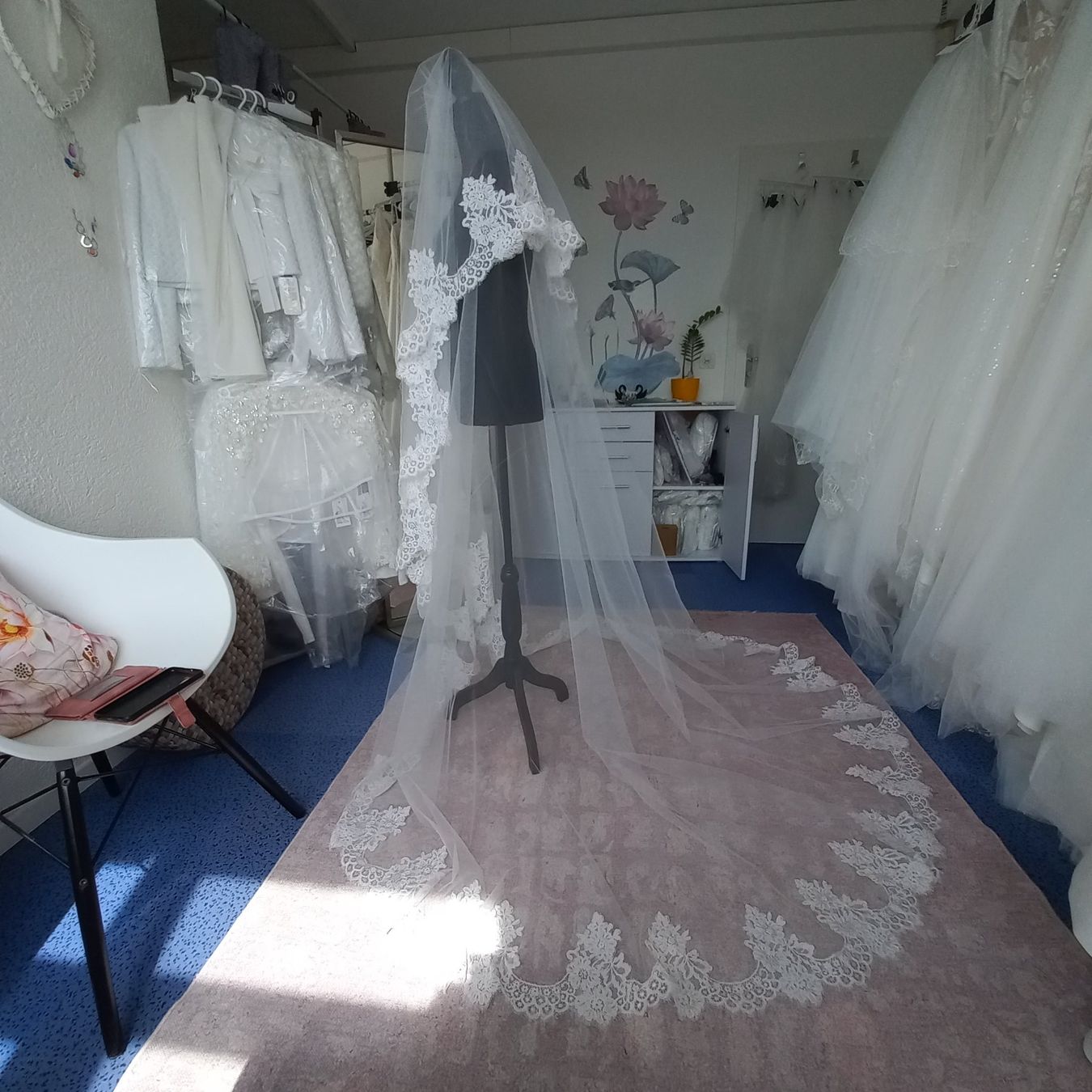Accessori per capelli: Schleier 3.0×3.0 m, Milch – Nuovo e nell'imballaggio originale da Bachenbülach venduto da lot_88j2