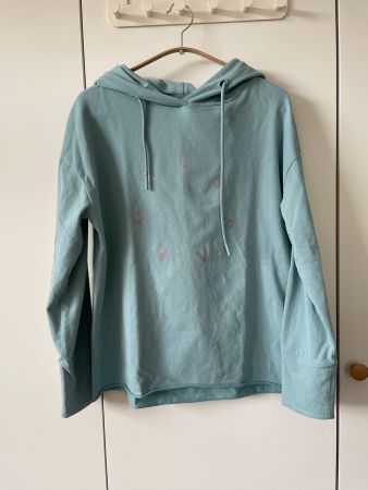 ELBSAND Damen Kapuzenpullover / Hoodie – Gr. S (Türkis/Mint)