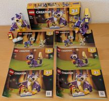 LEGO 2x31125 Wald-Fabelwesen (Creator 3in1) - Komplett