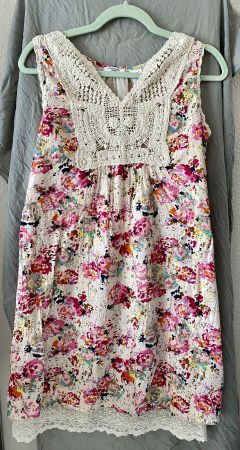 Kleid/Sommerkleid La Redoute, Boheme Stil, Blümchen/Häkel