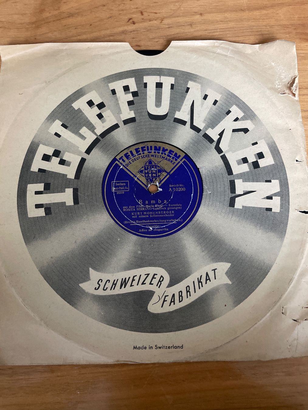 Schallplatten: Langspielblatte Bamba – Gebraucht aus Ibach von brunnen55