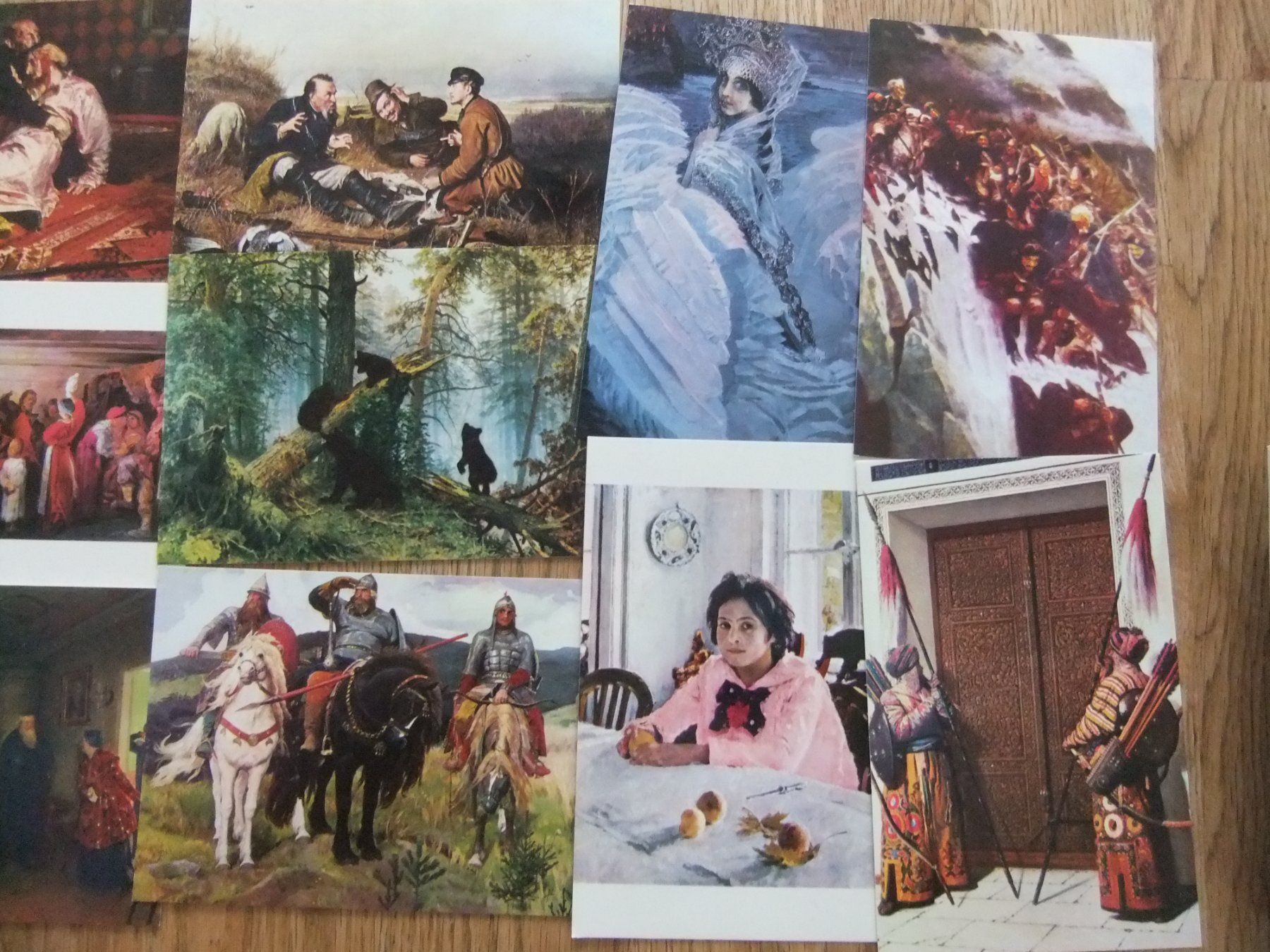 Cartoline postali: 10 alte Ansichtskarten Werke russischer Künstler – Usato da St. Niklaus VS venduto da wunschlos54 1